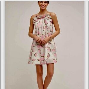 Corey Lynn Calter for Anthropologie‎ Watermelon Sundress NWOT Size M
